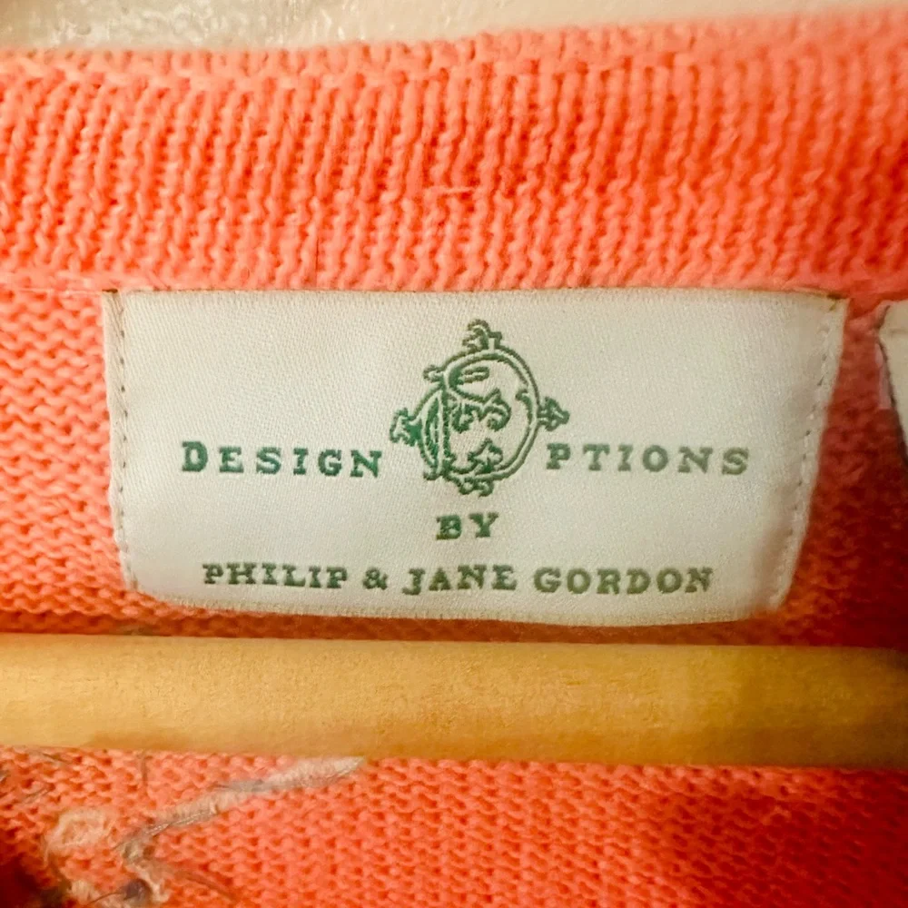 Design Options by Philip and Jane Gordon Pink Crocodile Embellished Cardigan - Picture 3 of 7
